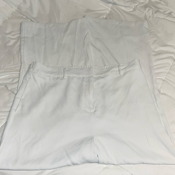 Flowy White Dress Pants - Picture 1 of 1